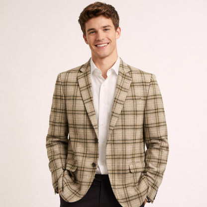 Amberlight Heritage Check Twill Fabric