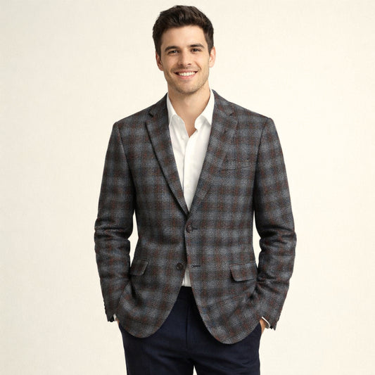 Rustwood Check Twill Fabric