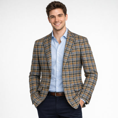 Claystone Heritage Houndstooth Fabric