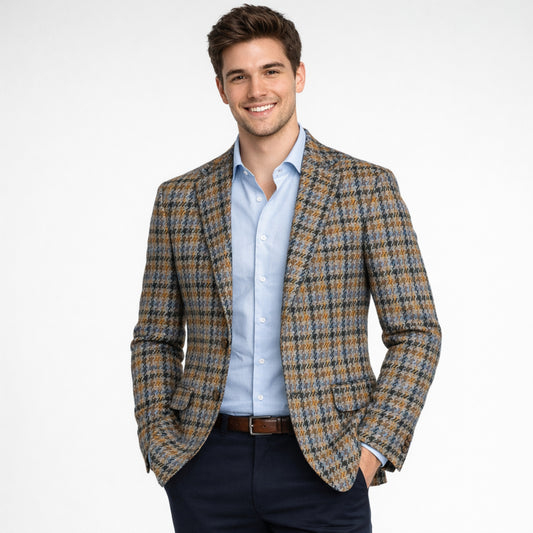 Claystone Heritage Houndstooth Fabric