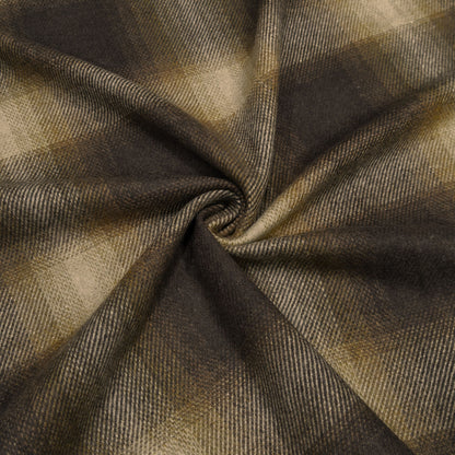 Seal Brown Urban Check Fabric