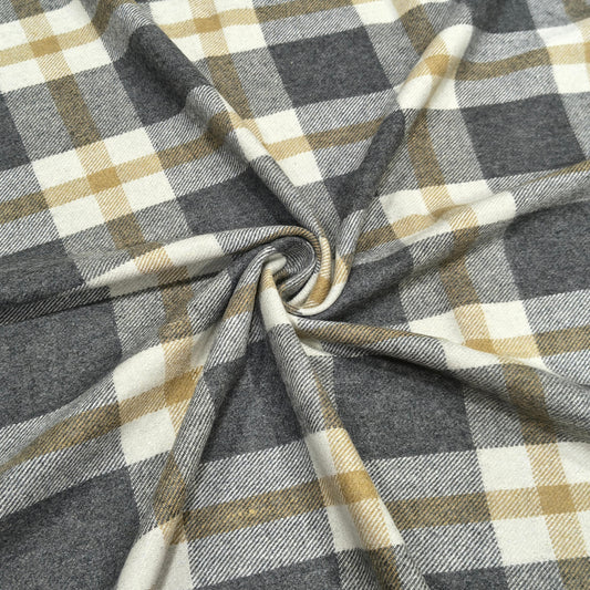 Vintage British Check Fabric
