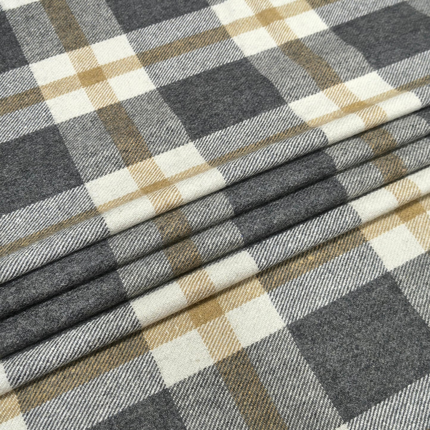 Vintage British Check Fabric