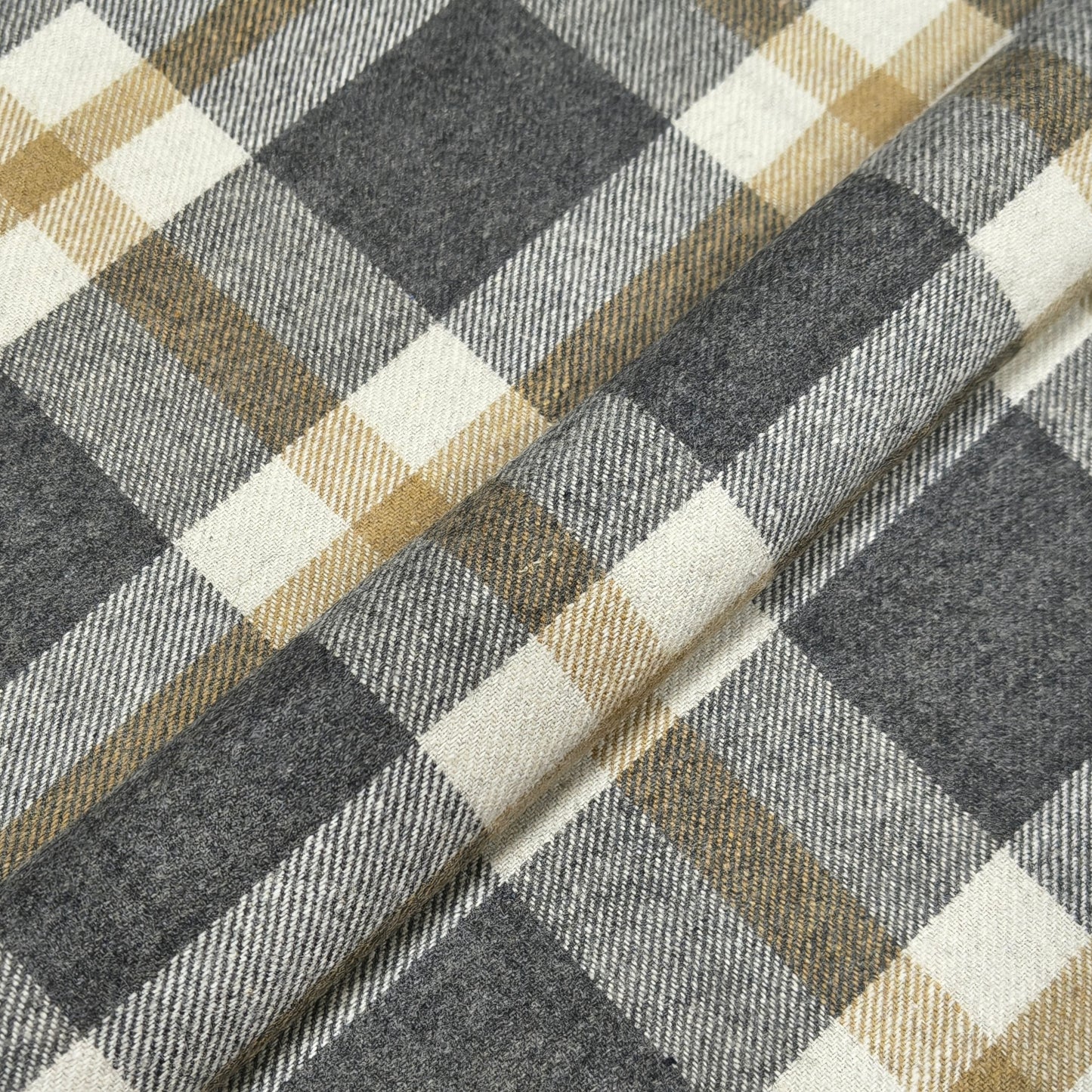 Vintage British Check Fabric