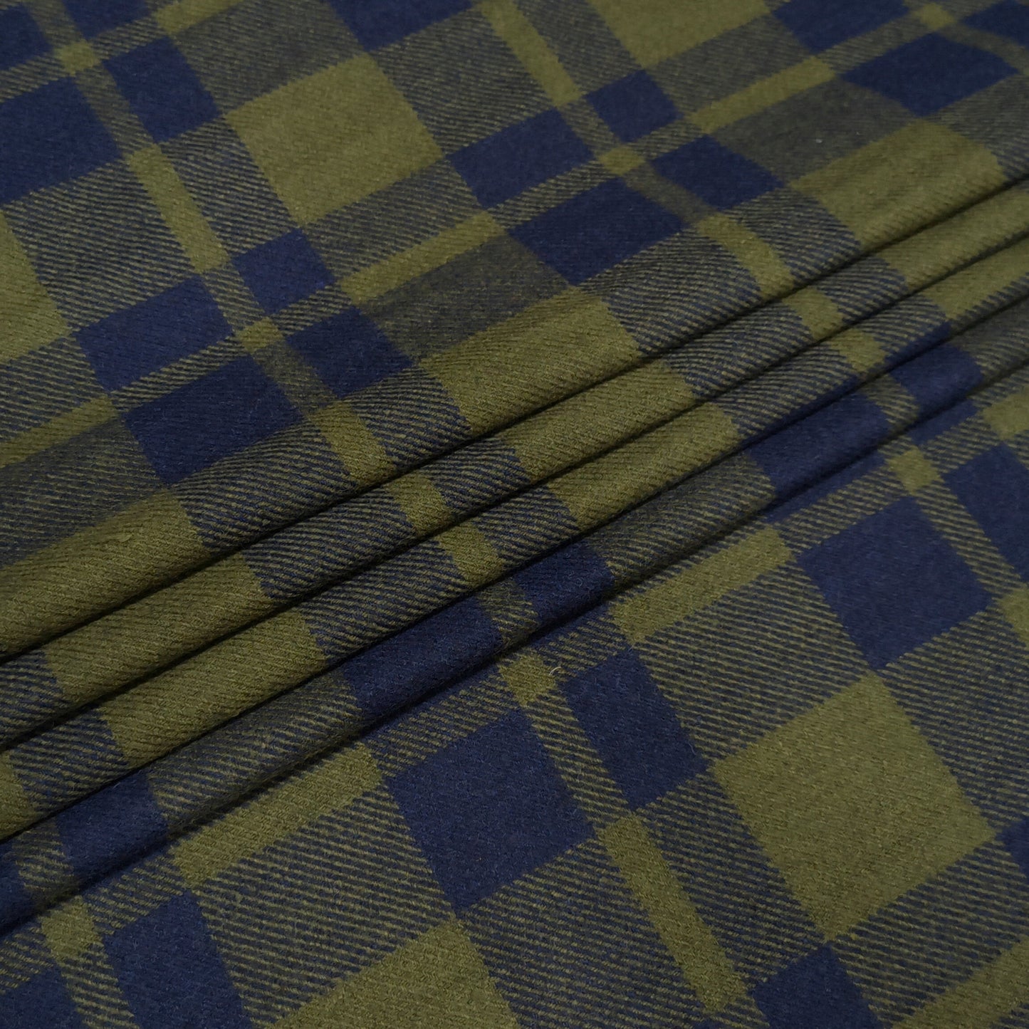 Azzurro Bosco Check Fabric