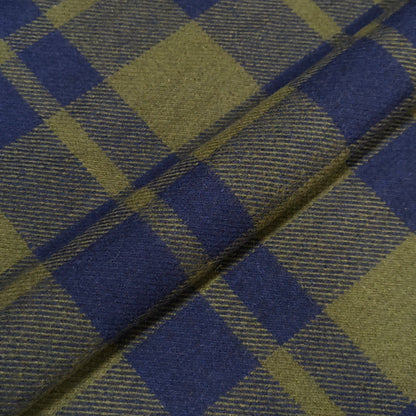 Azzurro Bosco Check Fabric