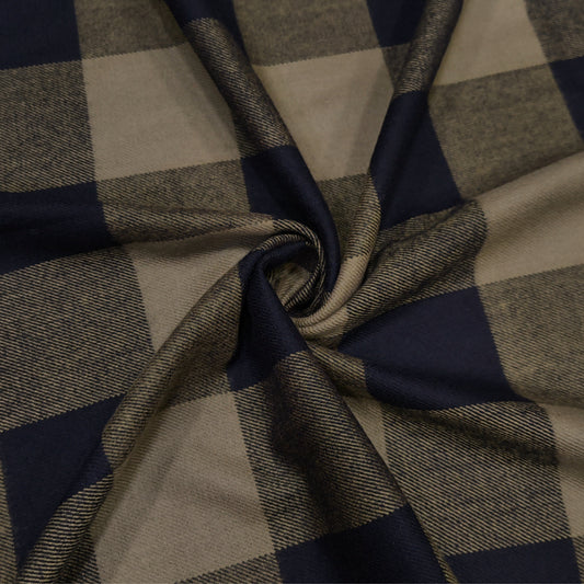 Caribou Estate Block Check Fabric