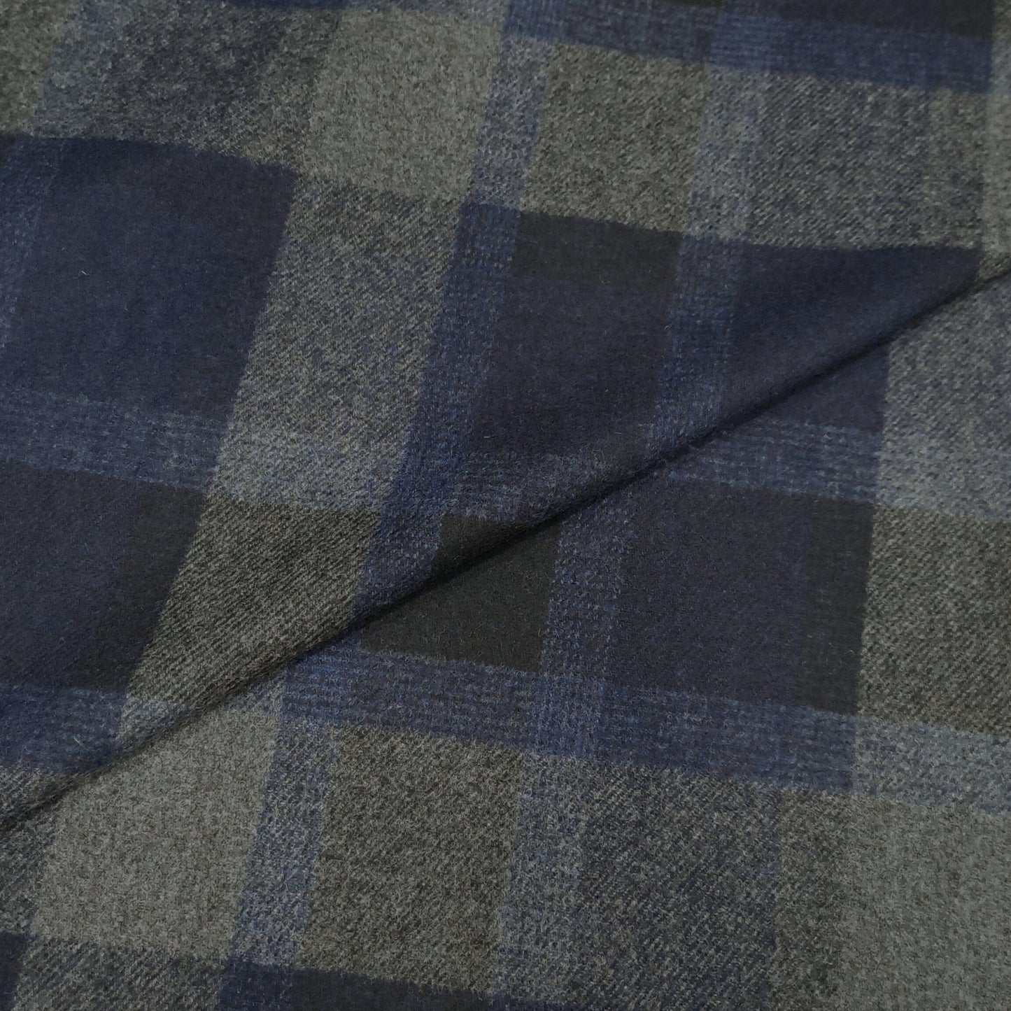 Velluto Mare Check Fabric