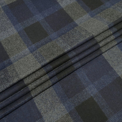 Velluto Mare Check Fabric