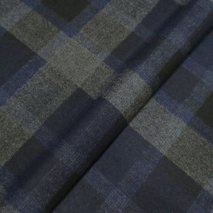Velluto Mare Check Fabric