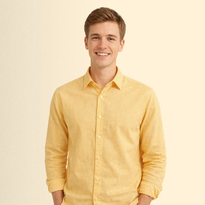 Golden Wheat Linen Fabric