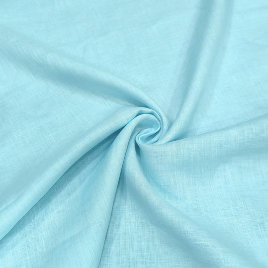 Aqua Breeze Linen Fabric
