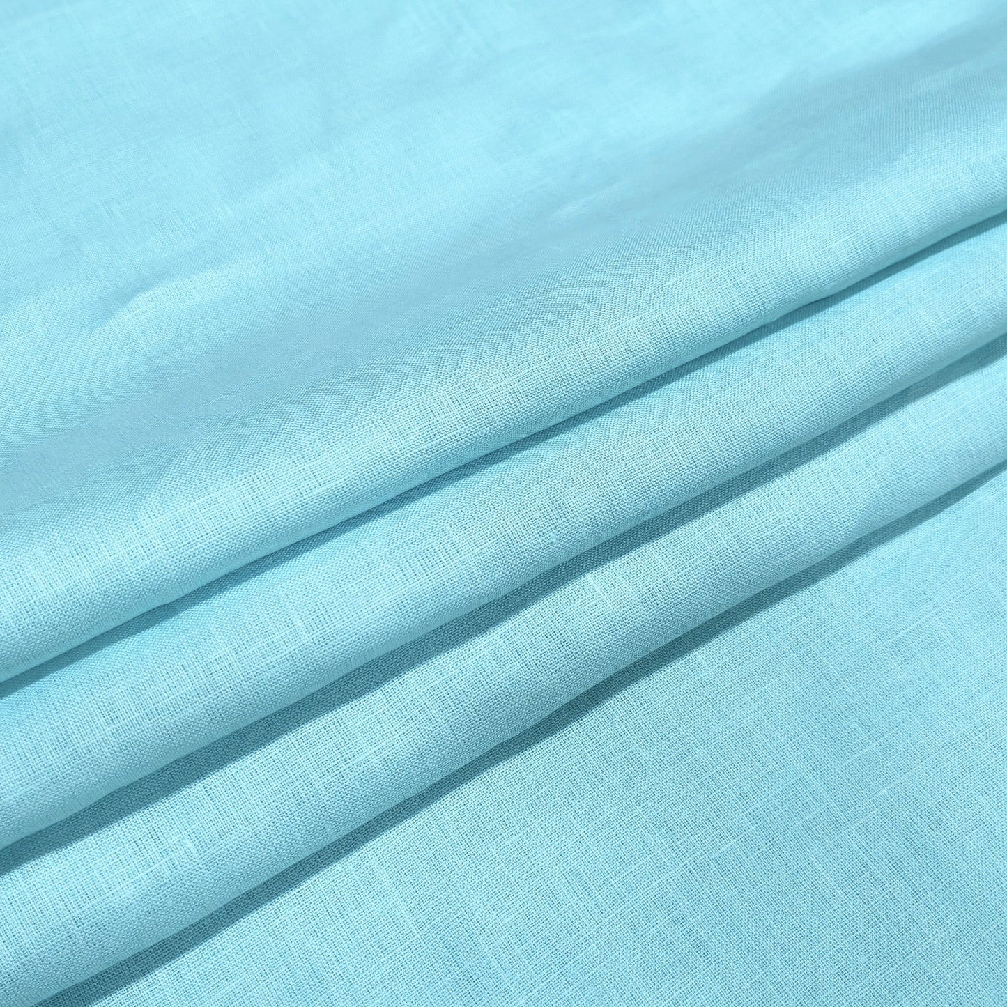 Aqua Breeze Linen Fabric
