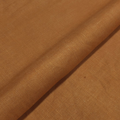 Burnt Caramel Linen Fabric