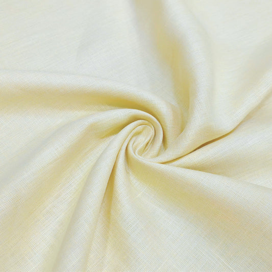 Sunlit Cream Linen Fabric