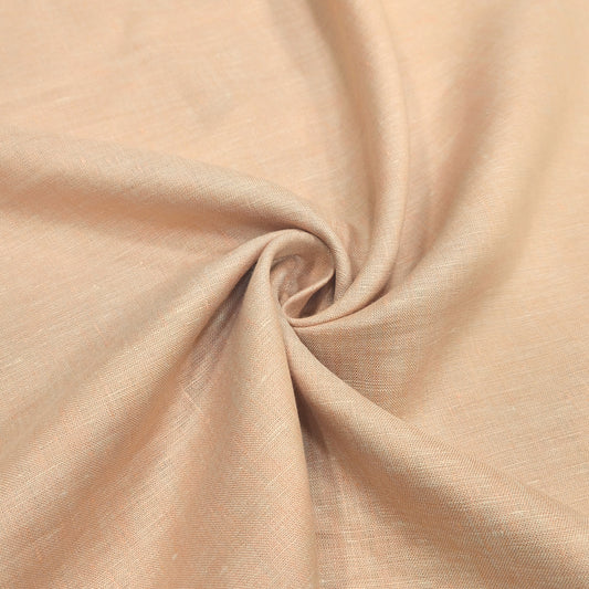 Peach Sand Linen Fabric