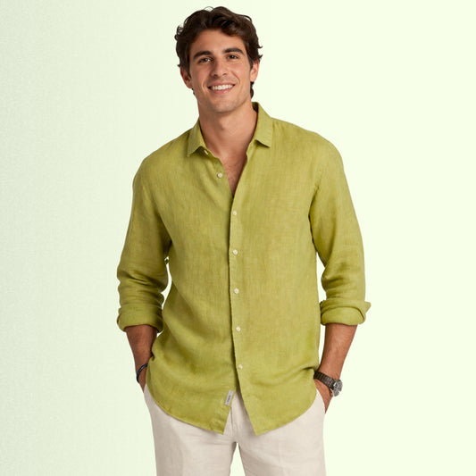 Sage Green Linen Fabric