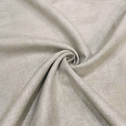Silver Ash Linen Fabric