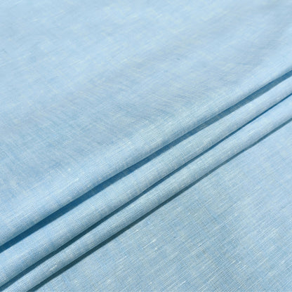 Aqua Sky Linen Fabric