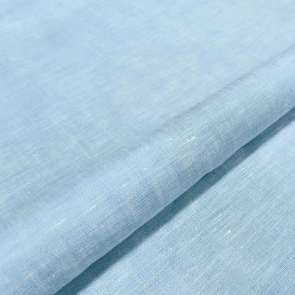 Aqua Sky Linen Fabric