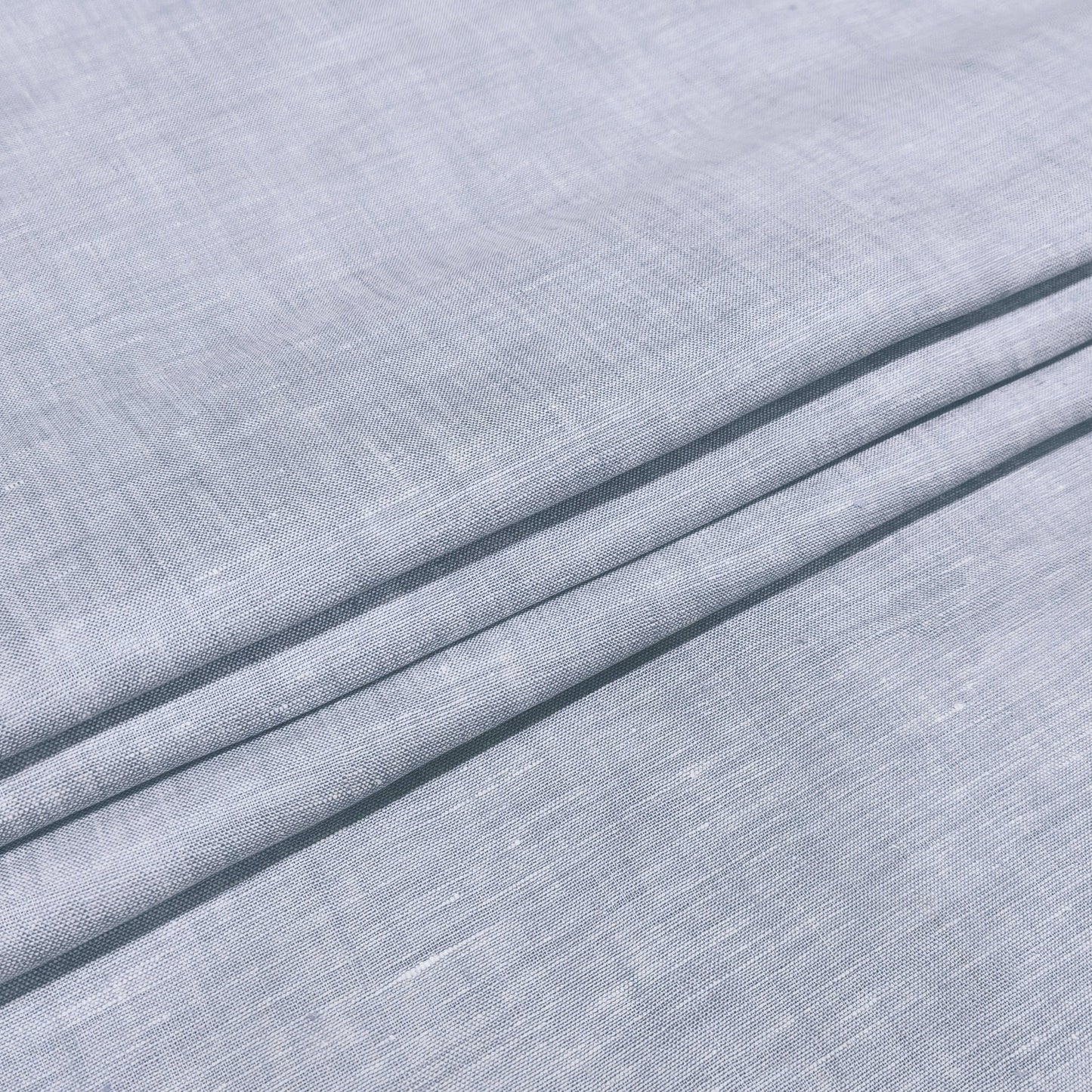 Steel Blue Linen Fabric