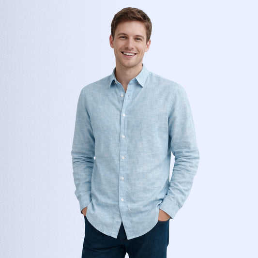 Ocean Breeze Linen Fabric