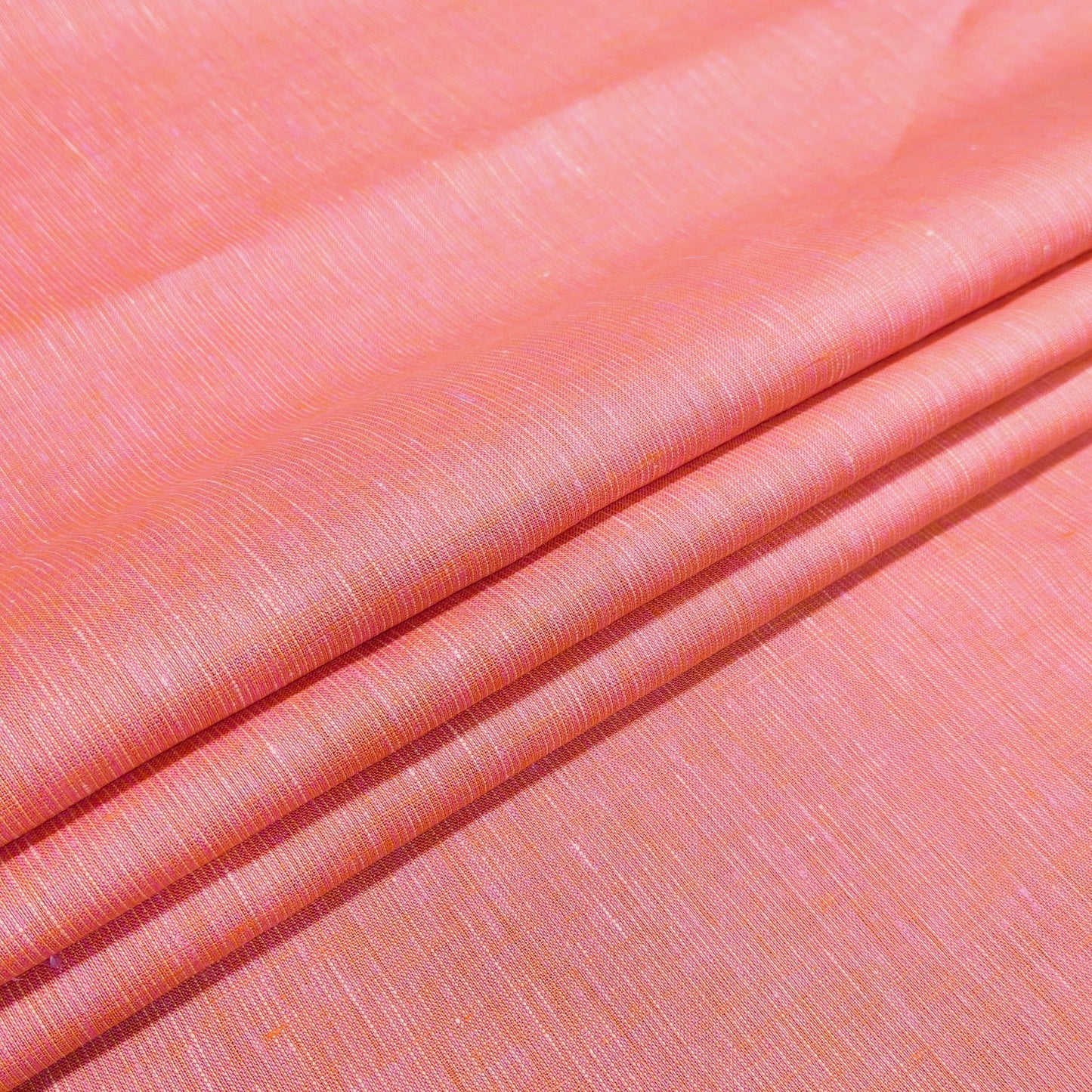 Sunset Blush Linen Fabric