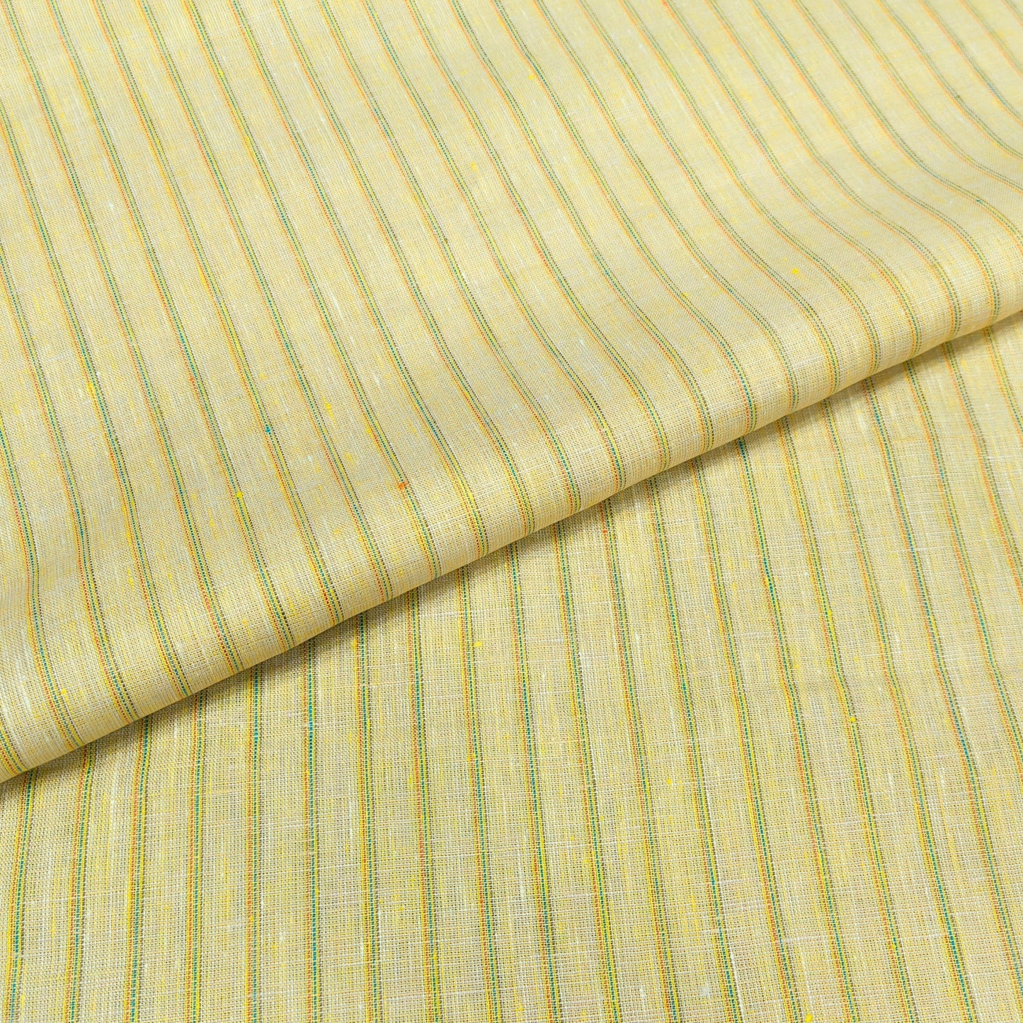 Sunbeam Multi-Stripe Linen Fabric