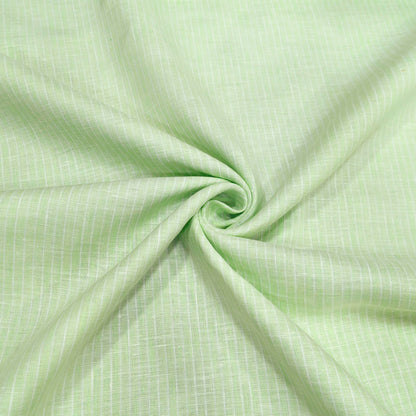 Mint Breeze Stripe Linen Fabric