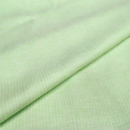 Mint Breeze Stripe Linen Fabric