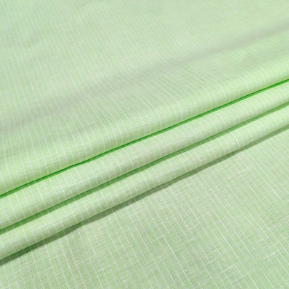 Mint Breeze Stripe Linen Fabric