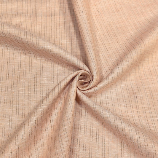 Sandstone Dune Stripe Linen Fabric