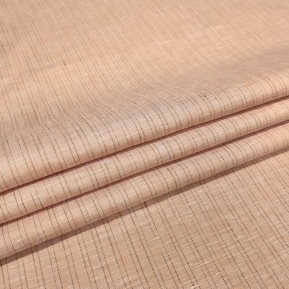 Sandstone Dune Stripe Linen Fabric