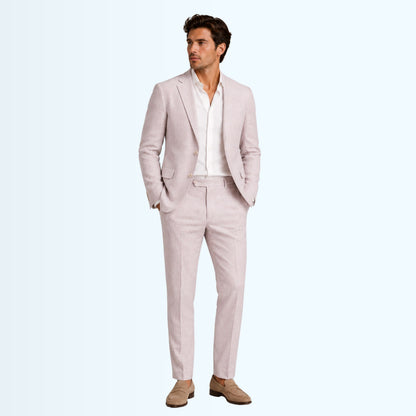 Blush Beige Linen Fabric