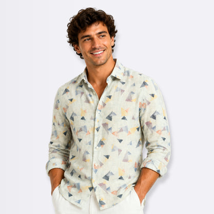 Art Prism Printed Linen Fabric