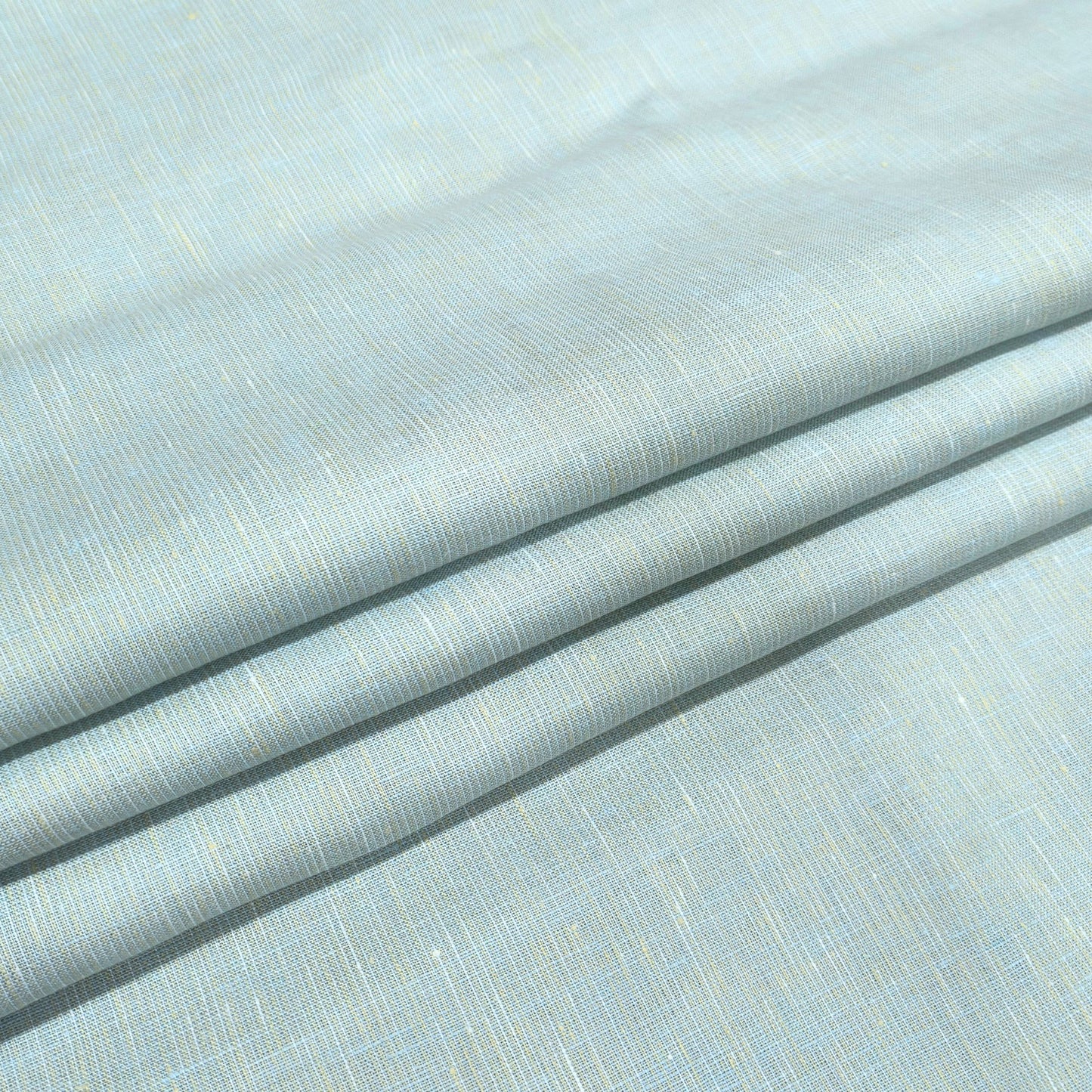 Powder Blue Linen Fabric