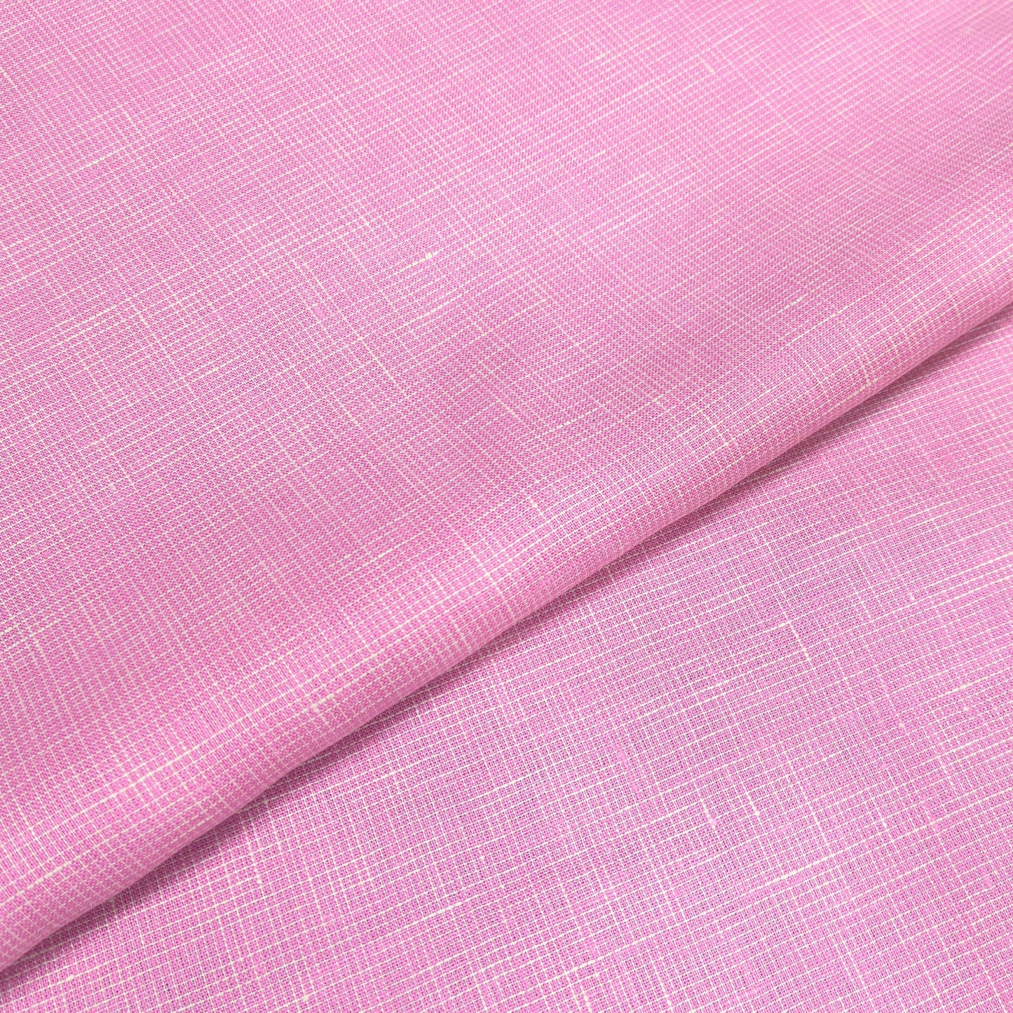 Candy Pink Linen Fabric
