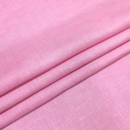 Candy Pink Linen Fabric