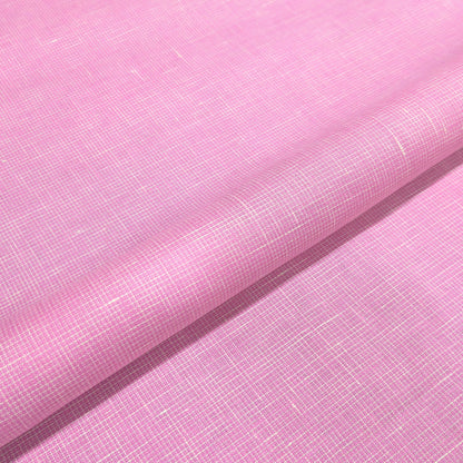 Candy Pink Linen Fabric