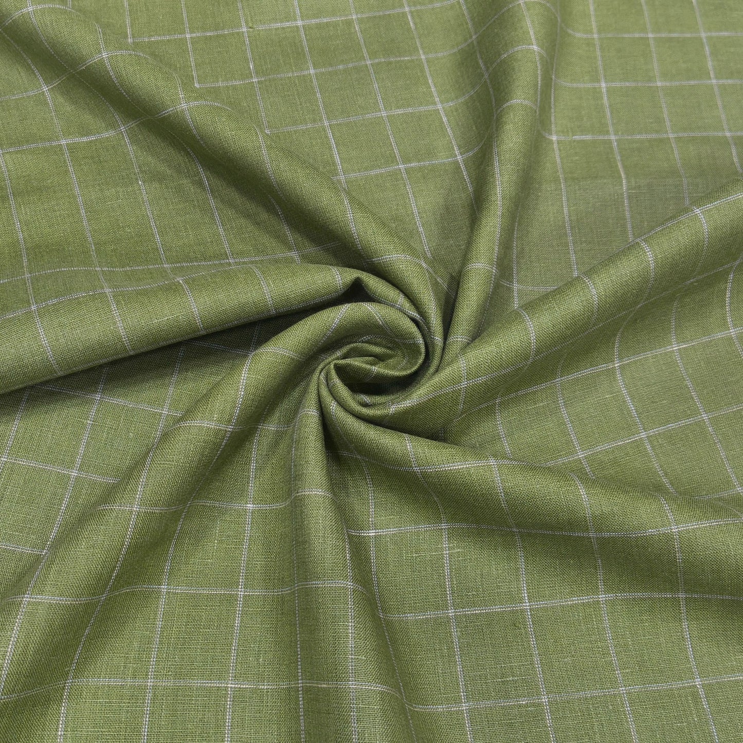 Tuscany Windowpane Linen Fabric