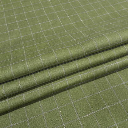 Tuscany Windowpane Linen Fabric
