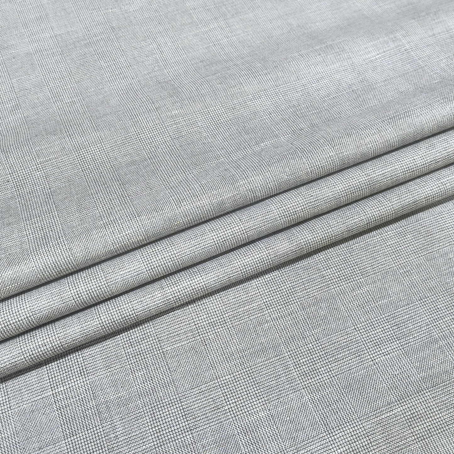 Silver Mist Glen Plaid Fabric