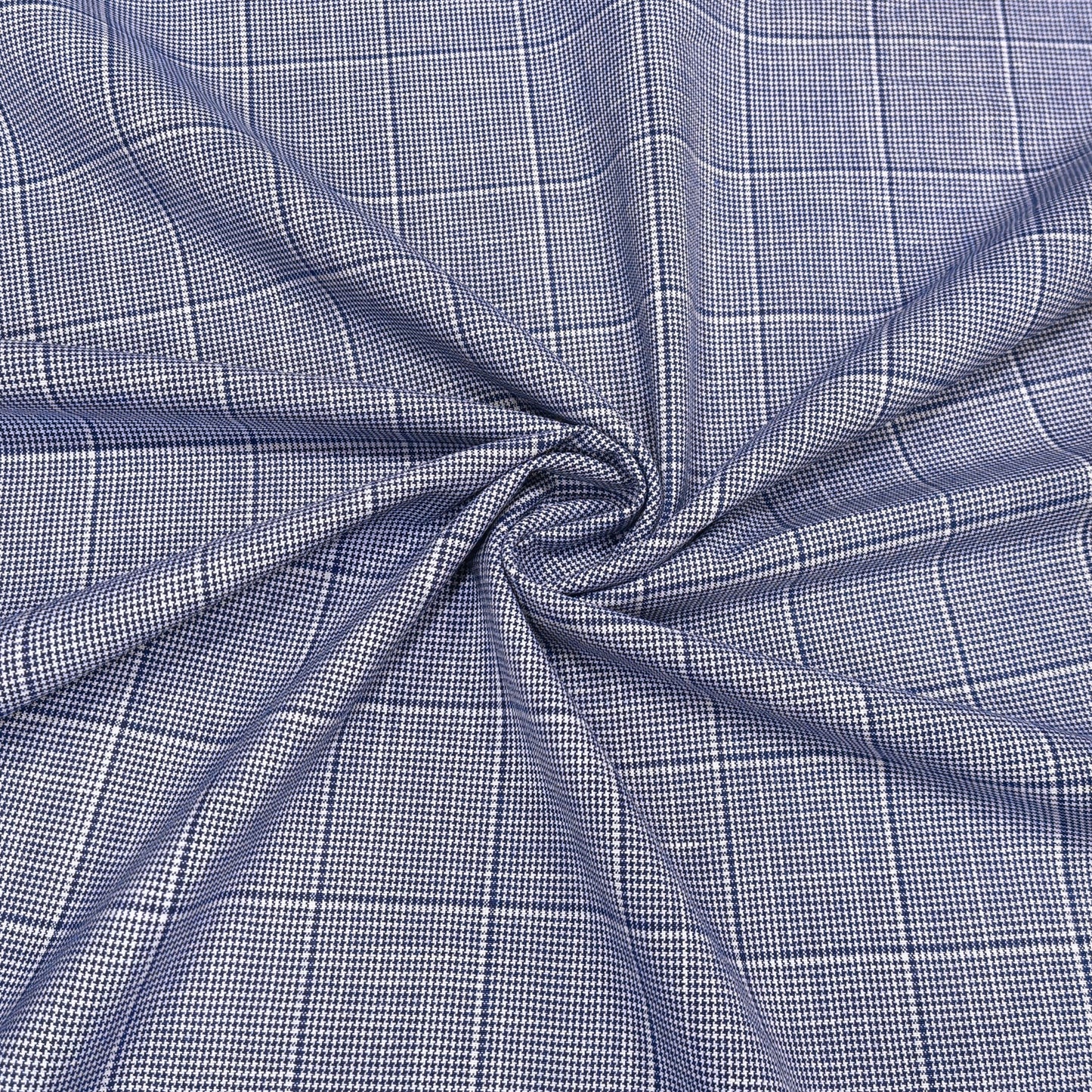 Royal Sapphire Estate Check Fabric