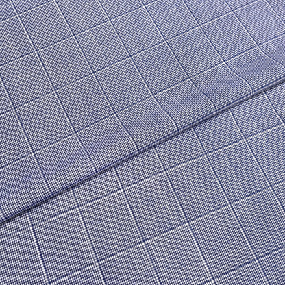 Royal Sapphire Estate Check Fabric