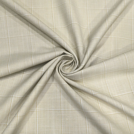 Champagne Sand Heritage Check Fabric