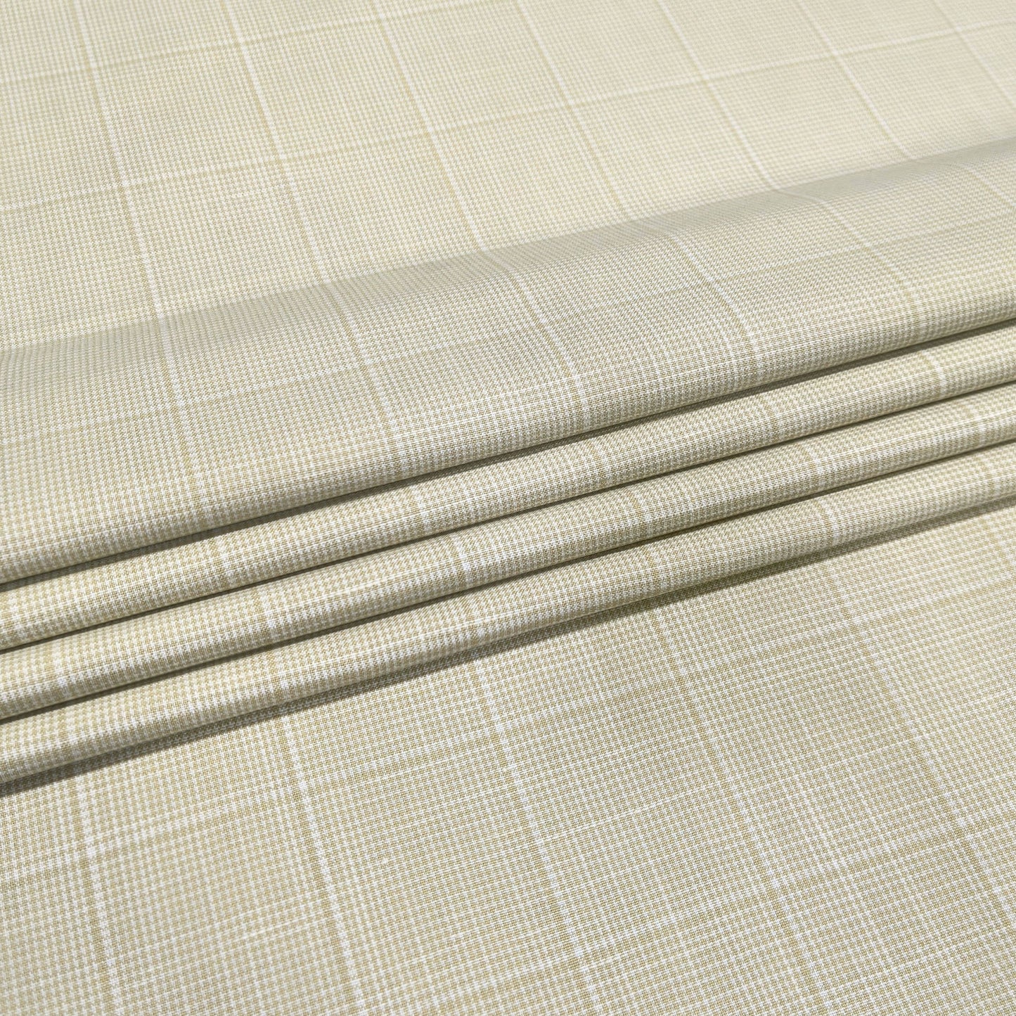 Champagne Sand Heritage Check Fabric