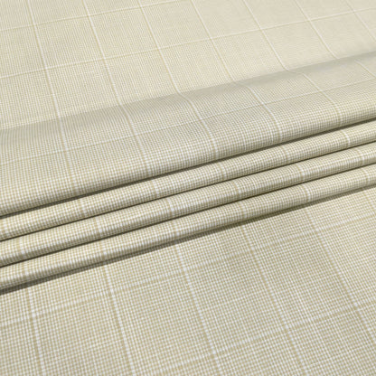 Champagne Sand Heritage Check Fabric