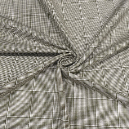 Dark Olive Heritage Check Fabric