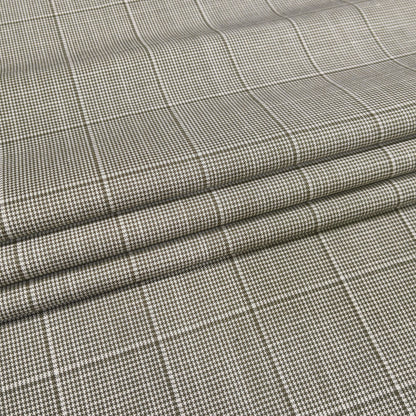 Dark Olive Heritage Check Fabric