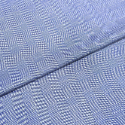 Blue Breeze Heritage Check Fabric